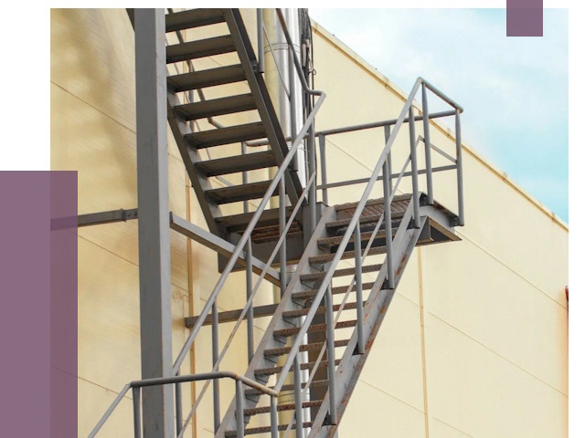 Пожарные лестницы в Гагарине от 12485 руб. — монтаж и продажа | ПРОЛЁТ-Ггр