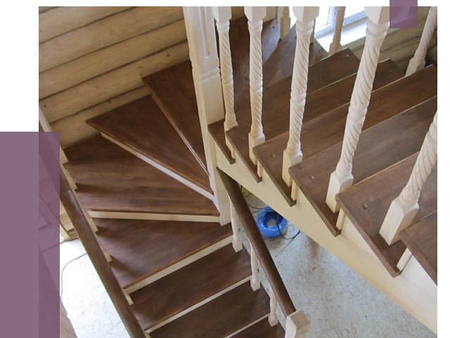 Реставрация деревянных лестниц в Гагарине от 4370 руб.