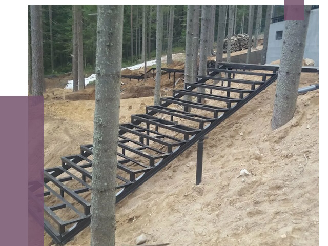 Монтаж металлических лестниц в Гагарине от 13785 руб. 