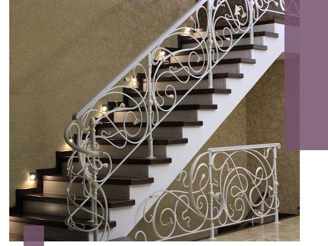 Кованые лестницы под ключ в Гагарине — изготовление и монтаж