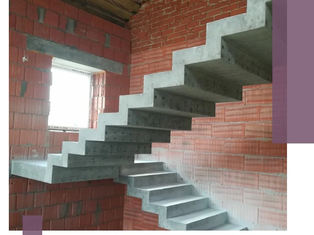 Бетонные лестницы под ключ в Гагарине: монтаж, демонтаж, ремонт