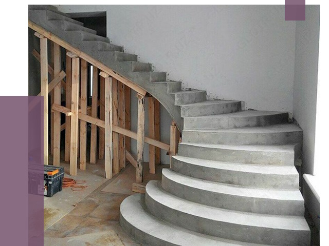 Изготовление бетонных лестниц под ключ в Гагарине от 20288 руб. | ПРОЛЁТ-Ггр