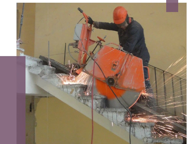 Демонтаж бетонных лестниц в Гагарине от 4682 руб. за м2 | ПРОЛЁТ-Ггр