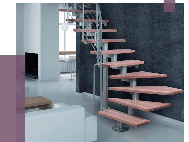 Модульные лестницы в Гагарине от 17167 руб. — купить в ПРОЛЁТ-Ггр