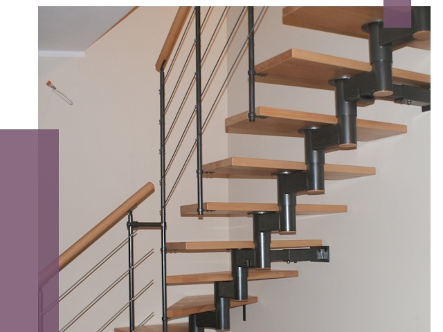 Изготовление модульных лестниц в Гагарине от 11705 руб. 