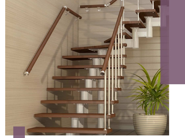 Изготовление модульных лестниц под ключ в Гагарине