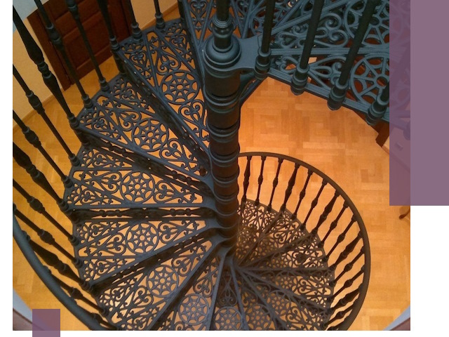 Винтовые лестницы под ключ в Гагарине: производство и монтаж