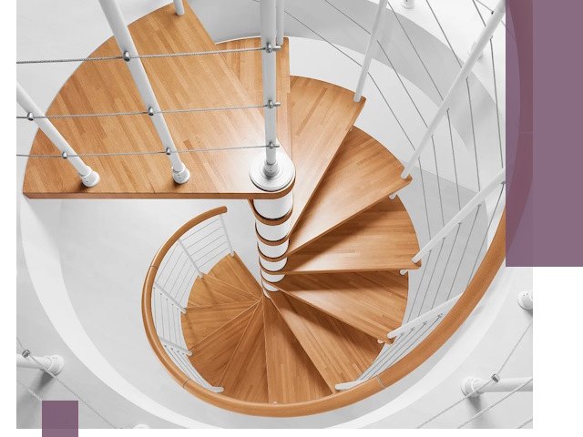 Изготовление винтовых лестниц под ключ в Гагарине