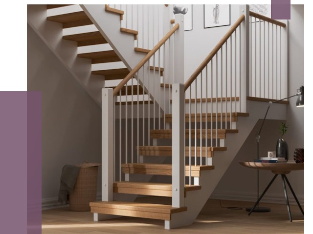 Маршевые лестницы в Гагарине от 38755 руб. — монтаж | ПРОЛЁТ-Ггр