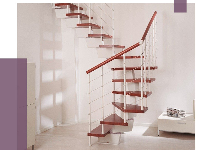 Изготовление лестниц на больцах в Гагарине от 9884 руб. | ПРОЛЁТ-Ггр