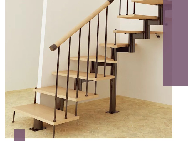 Монтаж лестниц на больцах в Гагарине — быстро и надежно