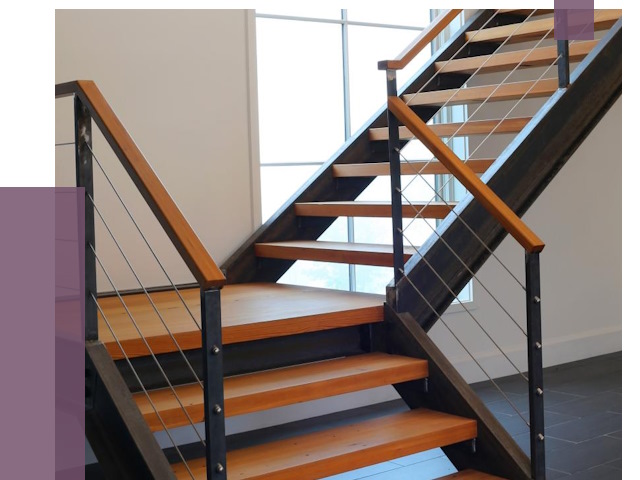 Изготовление лестниц на металлокаркасе в Гагарине от 19247 руб. | ПРОЛЁТ-Ггр