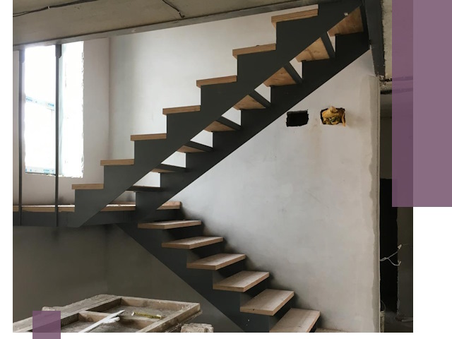 Изготовление лестниц на металлокаркасе в Гагарине от производителя