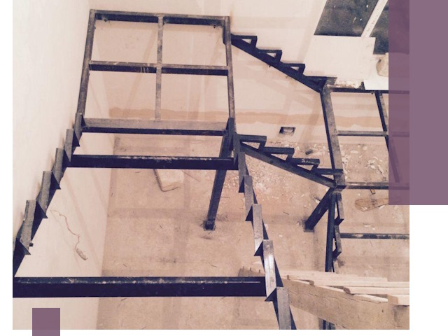 Монтаж лестниц на металлокаркасе в Гагарине быстро и качественно