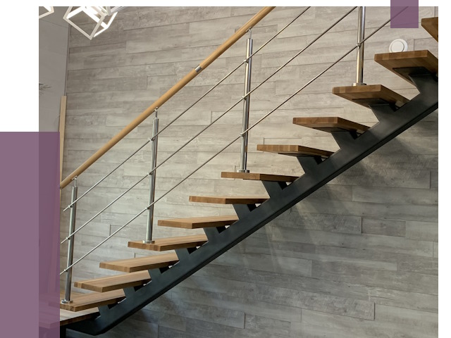 Изготовление лестниц на монокосоуре в Гагарине от 77510 руб. 