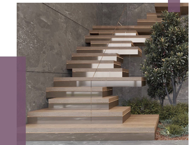 Современные лестницы в Гагарине от 14045 руб. | ПРОЛЁТ-Ггр