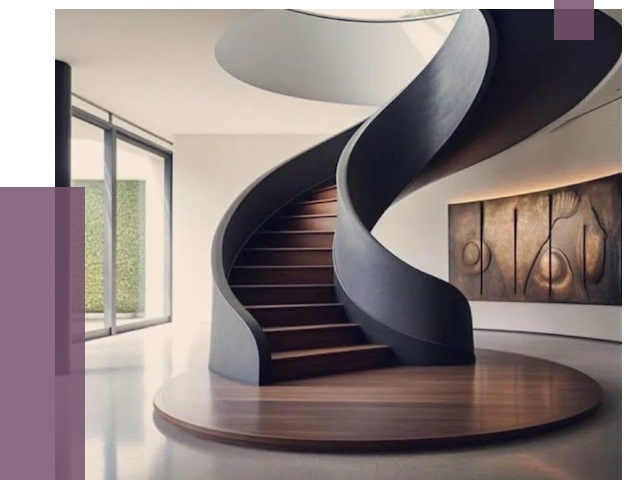Элитные лестницы под заказ в Гагарине от 192474 руб. — ПРОЛЁТ-Ггр