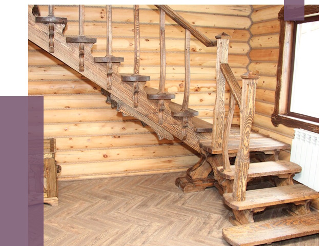 Лестницы в баню в Гагарине от 19455 руб. — изготовление | ПРОЛЁТ-Ггр