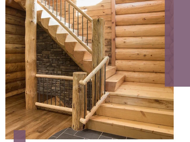 Лестницы в баню под заказ и профессиональный монтаж в Гагарине