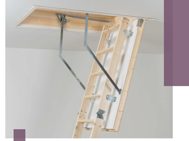 Установка чердачной лестницы под ключ в Гагарине