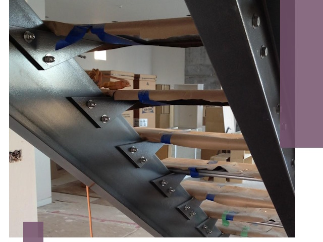 Усиление лестничных конструкций и усиление опор в Гагарине