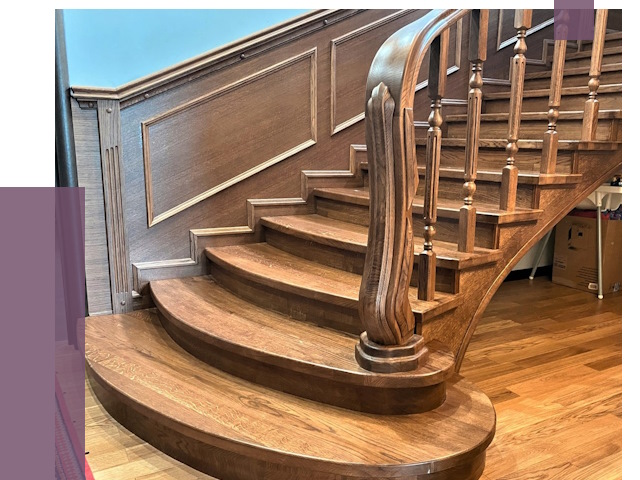 Дубовые лестницы под ключ в Гагарине от 179469 руб. — ПРОЛЁТ-Ггр