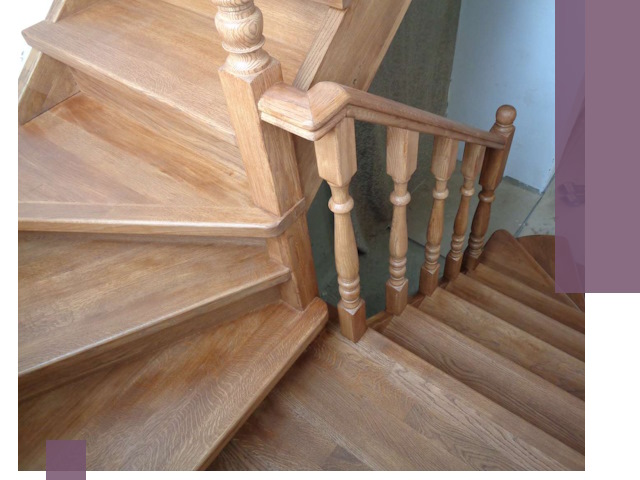 Дубовые лестницы под ключ в Гагарине: изготовление и монтаж