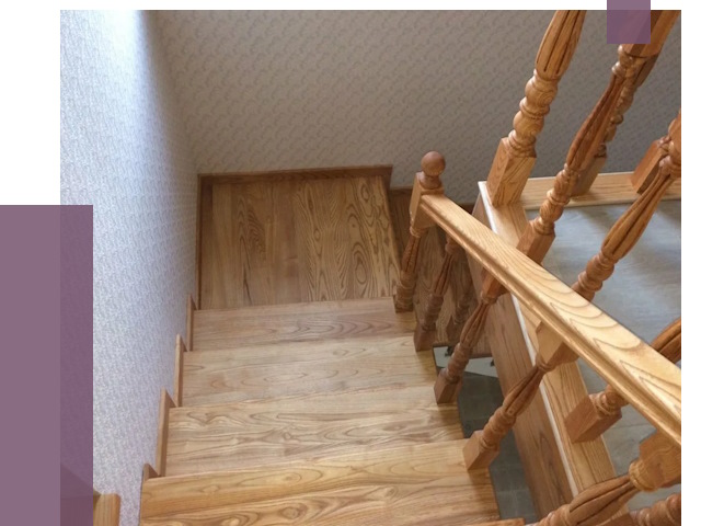 Сосновые лестницы в Гагарине под ключ от 8219 руб.  | ПРОЛЁТ-Ггр