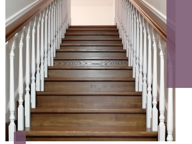 Лестницы из ясеня на заказ в Гагарине — изготовление и монтаж