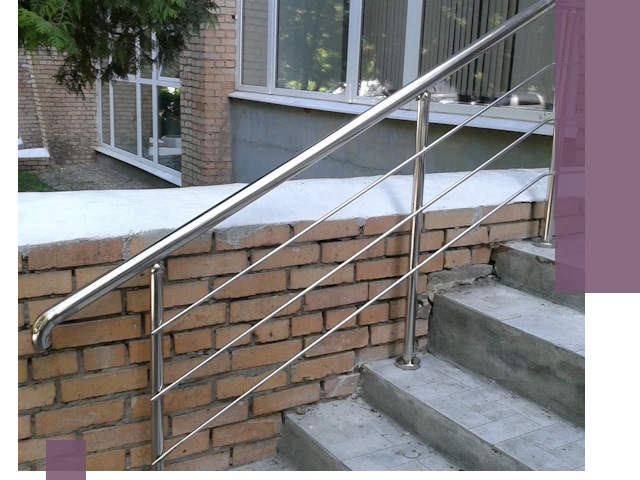 Перила из нержавеющей стали высокого качества в Гагарине