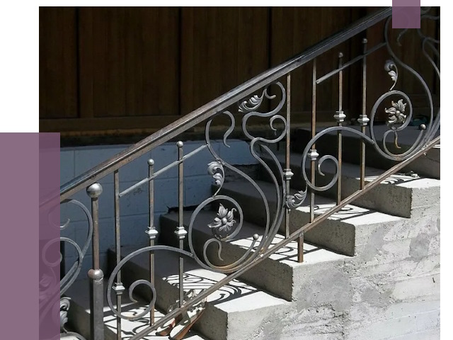Кованые перила в Гагарине от 8843 руб. под ключ — качество от ПРОЛЁТ-Ггр