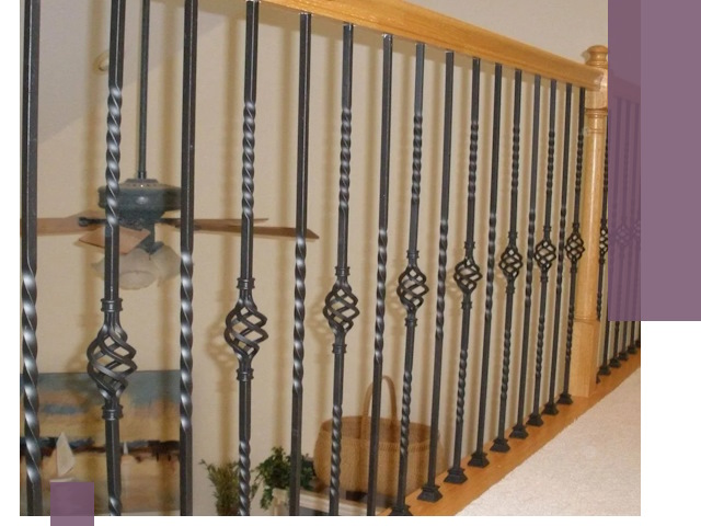 Изготовление и монтаж кованных перил в Гагарине под ключ