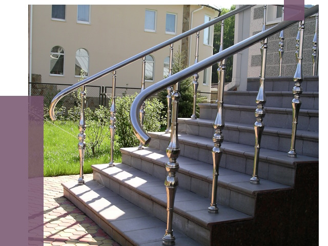 Перила для крыльца в Гагарине от 10924 руб. — монтаж ПРОЛЁТ-Ггр