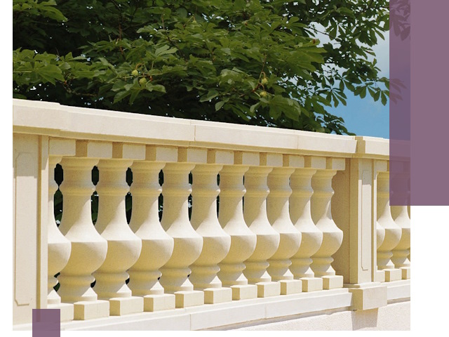 Установка балюстрады в Гагарине: изготовление и монтаж под ключ