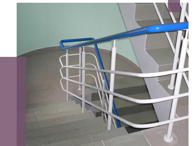 Перила в подъезде в Гагарине — установка и замена от 7543 руб. | ПРОЛЁТ-Ггр