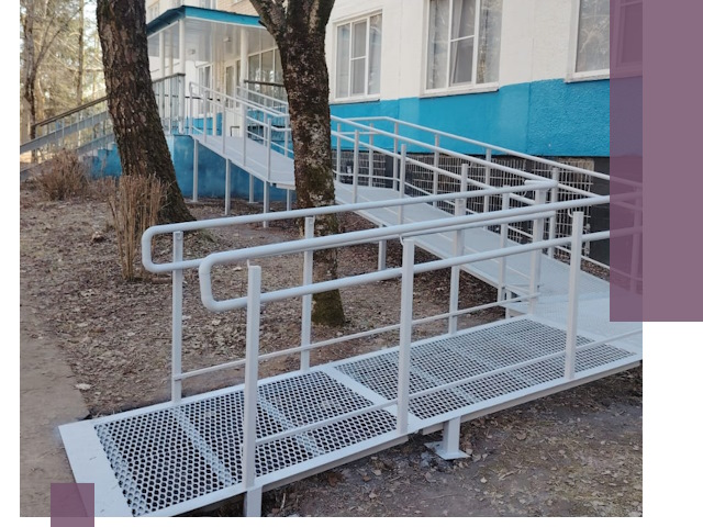 Пандусы под ключ в Гагарине: изготовление, монтаж и демонтаж