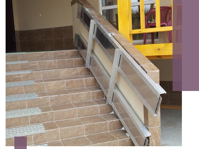 Откидные пандусы под ключ в Гагарине — монтаж и демонтаж