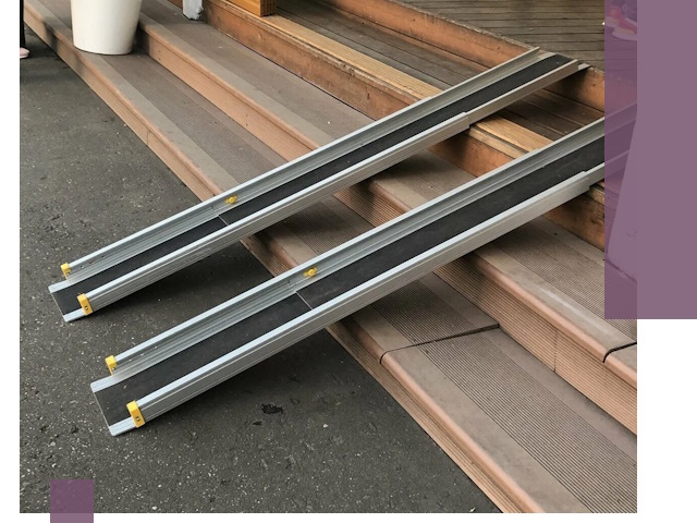 Телескопические пандусы под ключ в Гагарине — изготовление и монтаж