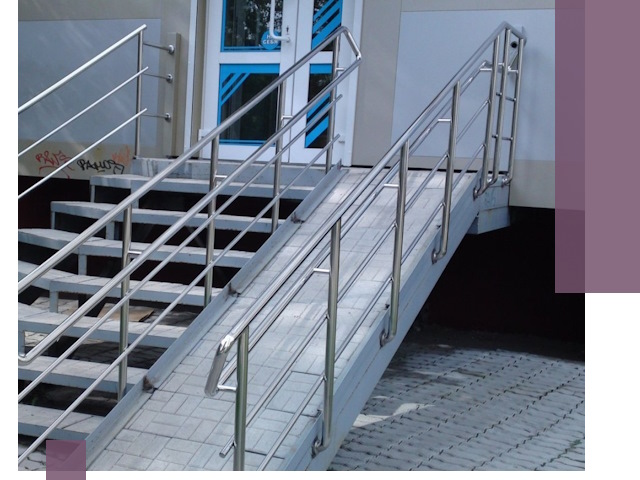 Пандус на крыльцо под ключ в Гагарине: монтаж и изготовление