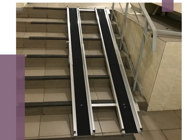 Установка пандуса в подъезд в Гагарине от 8115 руб. под ключ | ПРОЛЁТ-Ггр