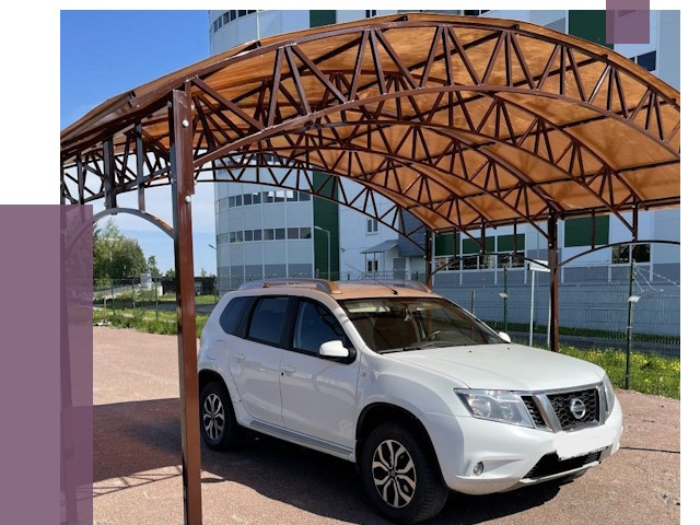 Недорогие навесы в Гагарине от 43697 руб. | ПРОЛЁТ-Ггр