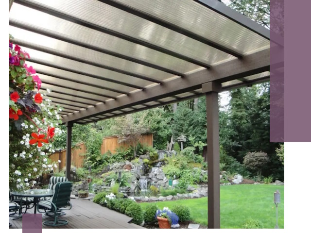 Навесы из поликарбоната под ключ в Гагарине быстро и надёжно