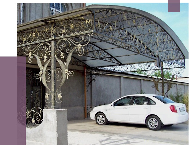 Кованые навесы в Гагарине от 14826 руб. | ПРОЛЁТ-Ггр