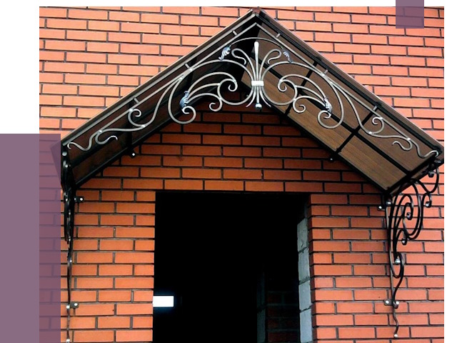 Металлические козырьки в Гагарине от 10872 руб. 