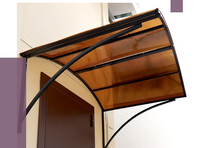 Недорогие козырьки в Гагарине от 7720 руб.  | ПРОЛЁТ-Ггр