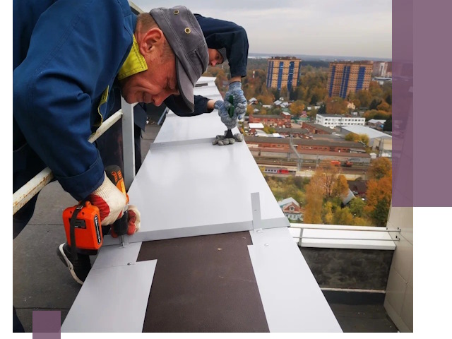 Монтаж парапетов в Гагарине — установка прочных металлических ограждений