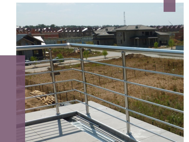 Парапеты из нержавеющей стали в Гагарине от 8115 руб. за м² | ПРОЛЁТ-Ггр