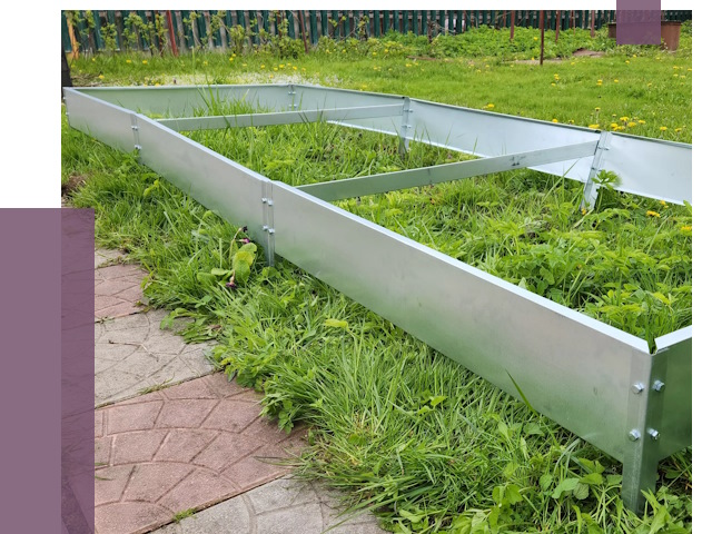 Металлические бордюры для грядок в Гагарине от 1821 руб. 
