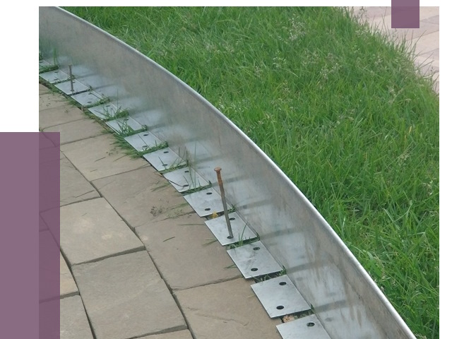 Металлические бордюры для тротуаров в Гагарине от 8843 руб.