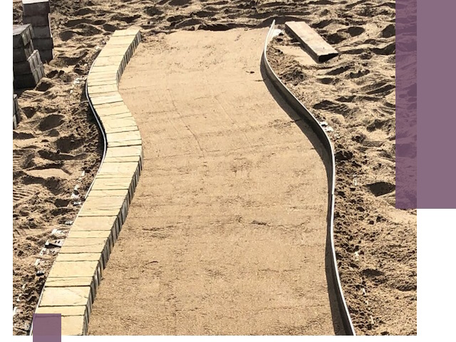 Металлические бордюры для тротуаров в Гагарине — прочные и долговечные